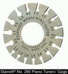 imagen de Starrett Acero Medidor de afinación de pianos - 280