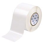 imagen de Brady THT-76-422-1 Rollo de etiquetas troqueladas para impresoras - 4 pulg. x 3 pulg. - Poliéster - Blanco - B-422