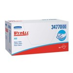 imagen de Kimberly-Clark Wypall X60 White Hydroknit Wiper - 1/4 Fold - Box - 100 sheets per container - 23 in Overall Length - 11 in Width - 34770