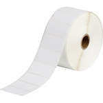 imagen de Brady THT-137-499-1.5-SC Rollo de etiquetas troqueladas para impresoras - 2 pulg. x 2 pulg. - Nailon - Blanco - B-499