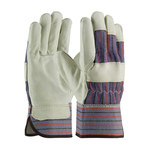 imagen de PIP 87-1563 Black/Blue/Red Large Grain Cowhide Leather Work Gloves - Wing Thumb - 10.6 in Length - 87-1563/L