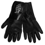 imagen de Global Glove Frogwear 9912R Negro Grande Neopreno Guantes resistentes a productos químicos - acabado Áspero - Longitud 12 pulg. - 9912R LG