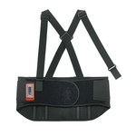 imagen de Ergodyne Proflex 1600 Negro Grande Mallas de caucho Cinturón de soporte para la espalda - Sin almohadilla lumbar - Ancho 9 pulg. - Tamaño de cintura 34 a 38 pulgadas - 720476-11104