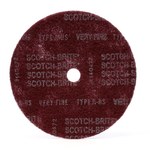 imagen de 3M Scotch-Brite A/O óxido de aluminio AO Disco de desbaste - Muy fino grado - Accesorio Eje - Diámetro 12 pulg. - Agujero Central 5 pulg. - 05795