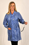 imagen de Tech Wear SOC-23C-LG Capa de laboratorio ESD/antiestática - Grande - Azul - soc-23c lg