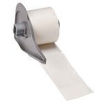 imagen de Brady M710 M7-33-427 Etiquetas autolaminables para cables y alambres - 1.5 pulg. x 4 pulg. - Vinilo - Blanco, transparente - B-427