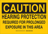 imagen de Brady B-401 Poliestireno Rectángulo Cartel de PPE Amarillo - 14 pulg. Ancho x 10 pulg. Altura - 33658