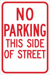 imagen de Brady B-959 Aluminio Rectángulo Cartel de información, restricción y permiso de estacionamiento Blanco - Reflectante - 115521
