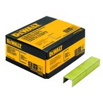 imagen de DEWALT 3/4 pulg. Acero 16 ga Grapa - Cincel Punto - 1 pulg. Corona - DW16S2-19GAL