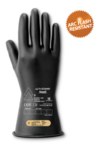 imagen de Ansell Black 11 Latex Powder Free Electrical Gloves - Latex Full Coverage Coating - 11 in Length - Smooth Finish - RIG0011BUL110