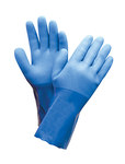 imagen de Sperian Powercoat 660 Azul Grande PVC Apoyado Guantes resistentes a productos químicos - acabado Áspero - Longitud 12 pulg. - 801462-140811