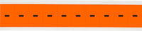 imagen de Brady 6560-DSH Etiqueta de puntuación - Perforar - Negro sobre naranja - 7/8 pulg. x 1 1/2 pulg. - B-946