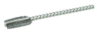 imagen de Weiler Stainless Steel Single Spiral Tube Brush - 2.13 in Length - 1/4 in Diameter - 0.005 in Bristle Diameter - 21050