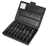imagen de Precision Twist Drill C8R56CO Juego de taladro de vástago reducido - Corte de mano derecha - Acabado Templado al vapor/bronce - Cobalto (HSS-E) - 5995682