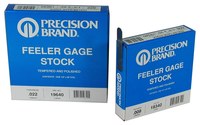 imagen de Precision Brand Spring Steel Feeler Gage 19H18 - 1/2 in Width x 25 ft Length x 0.018 in Thick