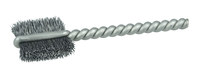 imagen de Weiler Steel Single Spiral Tube Brush - 2.25 in Length - 9/16 in Diameter - 0.005 in Bristle Diameter - 21028