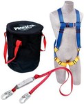 imagen de Protecta Compliance in a Can Roofer's Fall Protection Kit 2199808, Universal Polyester Webbing Harness, 6 ft Polyester Webbing Lifeline - 16034