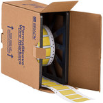 imagen de Brady Permasleeve 2HX-750-2-YL-2 Funda de impresora troquelada - 0.984 pulg. x 1.236 pulg. - Amarillo - B-7642