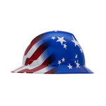 imagen de MSA Hard Hat V-Gard 10071157 - American Flag - 26345