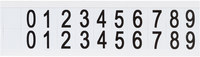 imagen de Brady 9712-# KIT Kit de etiquetas de números - 0 a 9 - Negro sobre blanco - 21/32 pulg. x 3/4 pulg.