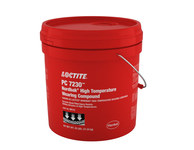 imagen de Loctite PC 7230 Rojo Epoxi de cerámica - Masilla 25 lb Kit - Dos partes Base y acelerador (B/A) 2.5:1 relación de mezcla - anteriormente conocido como Loctite Nordbak High Temperature Wearing Compunt