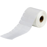 imagen de Brady THT-153-461-1.5-SC Rollo de etiquetas troqueladas para impresoras - 0.6 pulg. x 2.625 pulg. - Poliéster - Transparente/Blanco - B-461