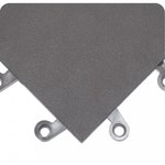 imagen de Wearwell ErgoDeck Kit de piso antifatiga y ergonómico 568.78x18x18CH-CS10 - 18 pulg. x 18 pulg. - PVC - Liso - Carbón - 14037