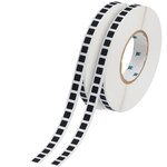 imagen de Brady UltraTemp 197570 Etiquetas - 0.375 pulg. x 0.375 pulg. - Poliimida - Negro - B-730