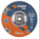 imagen de Weiler Tiger Disco de corte y esmerilado 58055 - 7 pulg. - Zirconia Alumina - 30 - T