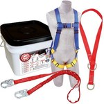 imagen de Protecta Compliance in a Can Roofer's Fall Protection Kit 2199810, Universal Polyester Webbing Harness, 6 ft Polyester/Polypropylene Lifeline - 16677
