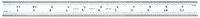 imagen de Starrett Acero templado para muelles Regla de acero - longitud de 12 pulg. - ancho de 1 pulg. - espesor de 3/64 pulg. - C616R-12