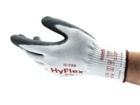 imagen de Ansell Hy-Flex INTERCEPT™ 11-735 White/Black 6 Cut-Resistant Gloves - ANSI A4 Cut Resistance - Polyurethane Palm Coating - 11735060