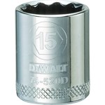 imagen de DEWALT DWMT74520OSP 15 mm Toma - Acero al vanadio - accionamiento 3/8 pulg. 12 Puntos - 45207