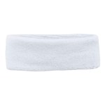 imagen de Ergodyne Chill-Its 6550 White Cotton/Terry Cloth Stand Alone Sweatband - 720476-12450