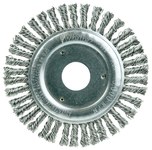 imagen de Weiler Roughneck 13249 Cepillo de rueda - Anudado - Circular trenzado Acero inoxidable cerda