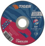 imagen de Weiler Tiger AO Cutting Wheel 57020 - 4-1/2 in - Aluminum Oxide - 60 - T