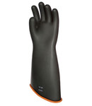 imagen de PIP Novax 158-3-18 Black/Orange 9 Rubber Work Gloves - 18 in Length - Smooth Finish - 158-3-18/9