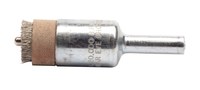 imagen de Weiler Stainless Steel Cup Brush - Unthreaded Stem Attachment - 1/2 in Diameter - 0.005 in Bristle Diameter - 10058
