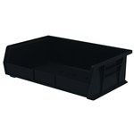imagen de Akro-mils Akrobin 60 lb Negro Polímero de grado industrial Colgado/Apilado Contenedor de almacenamiento - longitud 10 7/8 pulg. - Ancho 16 1/2 pulg. - Altura 5 pulg. - Compartimientos 1 - 30255 BLACK