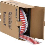 imagen de Brady PermaSleeve 3PS-500-2-RD Funda de impresora troquelada - 2 pulg. x 0.851 pulg. - Rojo - B-342