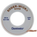 imagen de Chemtronics Soder-Wick #50 Rosin Flux Core Desoldering Braid - Blue - 0.11 in x 100 ft