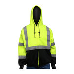 imagen de West Chester Viz-Up Cold Condition Sweatshirt 47500/XL - Size XL - Yellow/Black - 50712