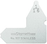 imagen de Starrett Acero Medidor de radio - 167-1/16