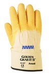 imagen de Ansell Golden Grab-It II 16-347 Tan 10 Cut & Puncture-Resistant Gloves - ANSI A2 Cut Resistance - Latex Palm Only Coating - 216584