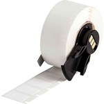imagen de Brady M6-11-499 Etiquetas de impresora - 0.5 pulg. x 0.75 pulg. - Nailon - Blanco - B-499