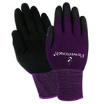 imagen de Red Steer Flowertouch A206 Purple Medium Rubber Work Gloves - Latex Palm & Fingertips Coating - 206-3M
