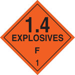 imagen de Brady B-120 Poliéster reforzado con fibra de vidrio Cuadrado Letrero de anuncio para camión Naranja - 10 3/4 pulg. Ancho x 10 3/4 pulg. Altura - 63365