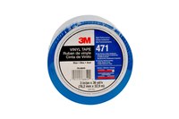 imagen de 3M 471 Azul Cinta de marcado - 3 pulg. Anchura x 36 yd Longitud - 5.2 mil Espesor - Un solo lado Adhesiva - 68849