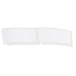imagen de Brady M4-128-499 Etiquetas adhesivas multiuso agresivas - 1.9 pulg. x 1 pulg. - Nailon - Negro sobre blanco - B-499
