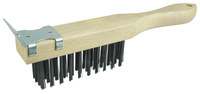 imagen de Weiler Vortec Pro Steel Hand Wire Brush - 2.75 in Width x 10.85 in Length - 0.012 in Bristle Diameter - 25211